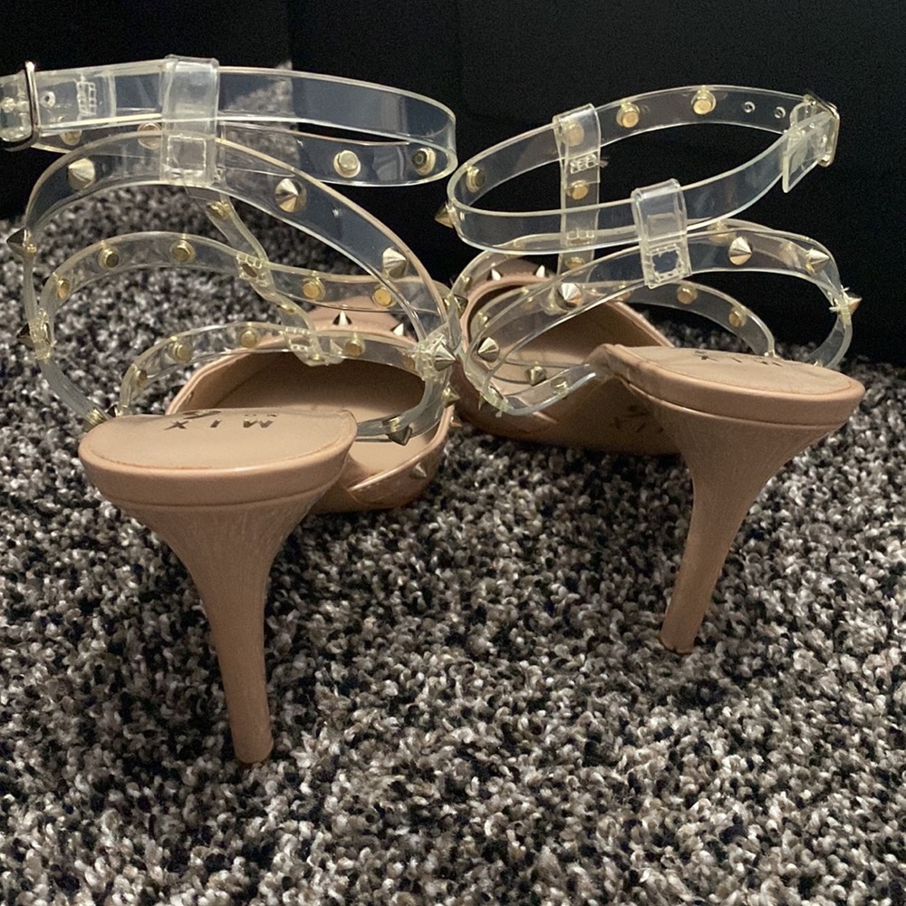 studded heels - Picture 2 of 3